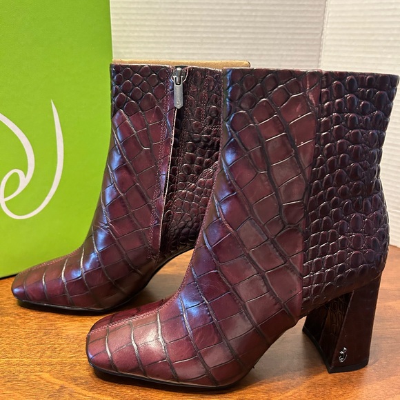 Sam Edelmam Codie Square Toe bootie / shoes US Size 7 1/2 M - Picture 14 of 16